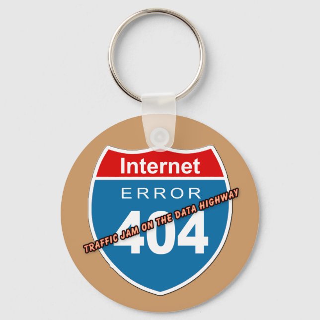 Llavero Error de Internet 404 (Anverso)
