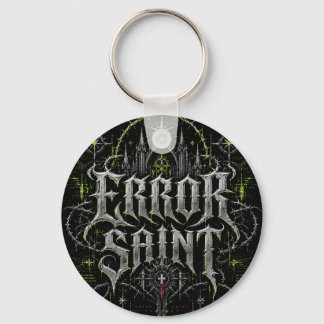 Llavero Error Saint Gótico Cyberpunk Frente y Reverso Homb