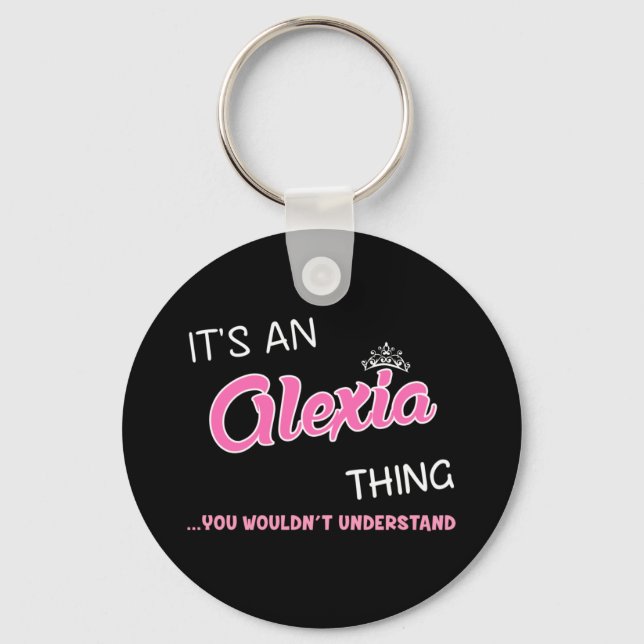 Llavero Es algo de Alexia que no entenderías (Anverso)