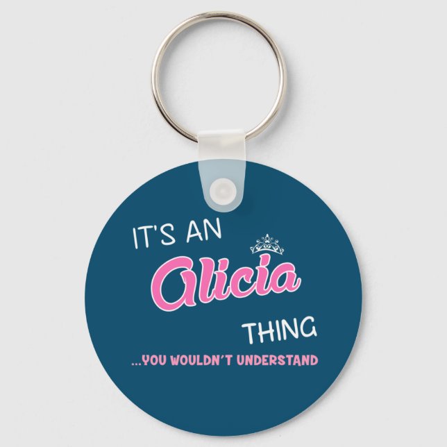 Llavero Es algo de Alicia que no entenderías Keych (Anverso)