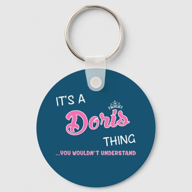 Llavero Es algo de Doris que no entenderías (Anverso)