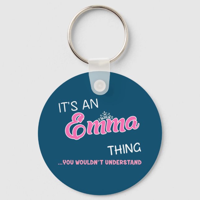 Llavero Es algo de Emma que no entenderías (Anverso)