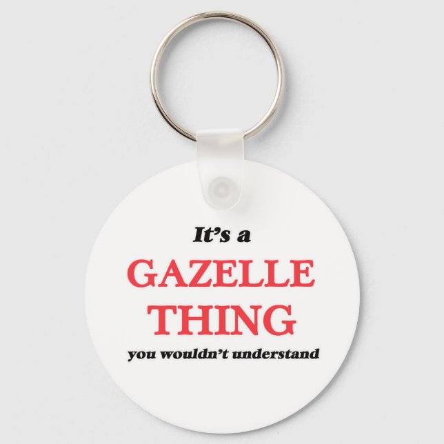 Llavero Es algo de Gazelle, no lo entenderías. (Anverso)