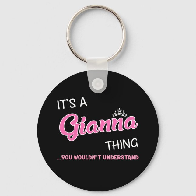 Llavero Es algo de Gianna que no entenderías (Anverso)