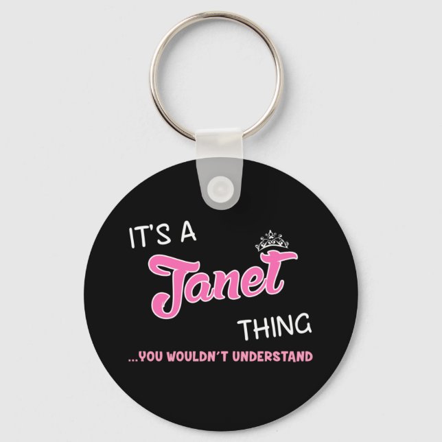 Llavero Es algo de Janet que no entenderías (Anverso)