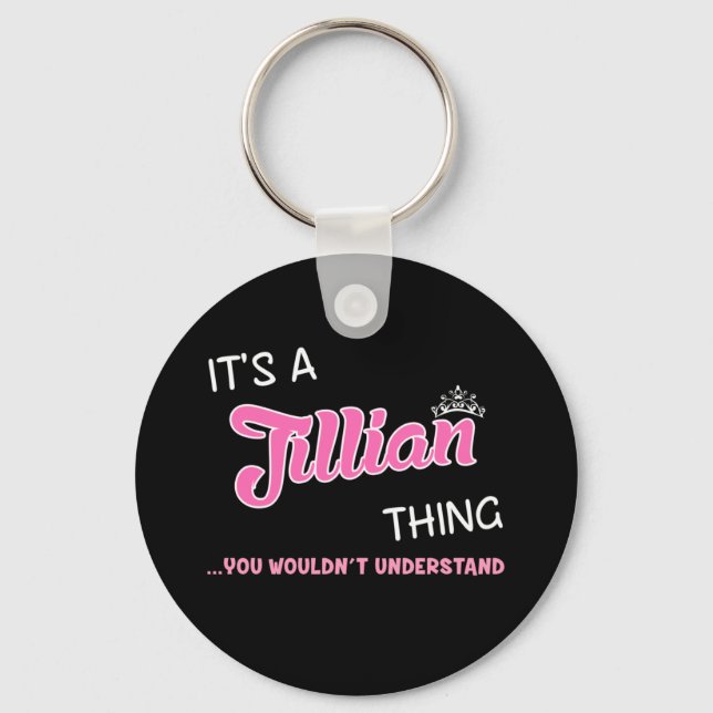 Llavero Es algo de Jillian que no entenderías (Anverso)