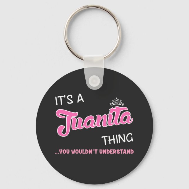 Llavero Es algo de Juanita que no entenderías (Anverso)