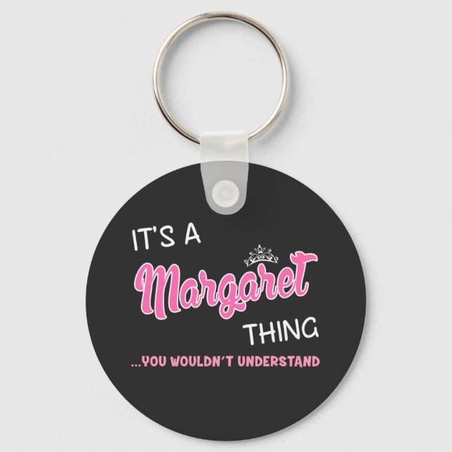 Llavero Es algo de Margaret que no entenderías (Anverso)