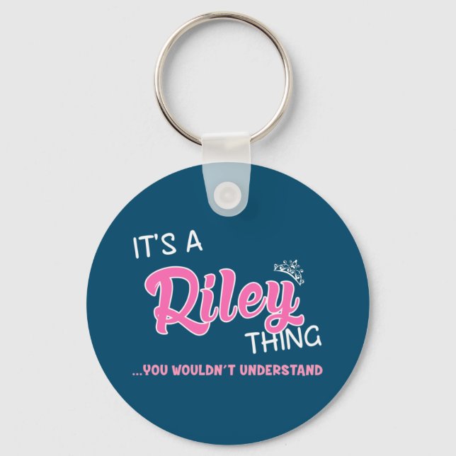 Llavero Es algo de Riley que no entenderías (Anverso)