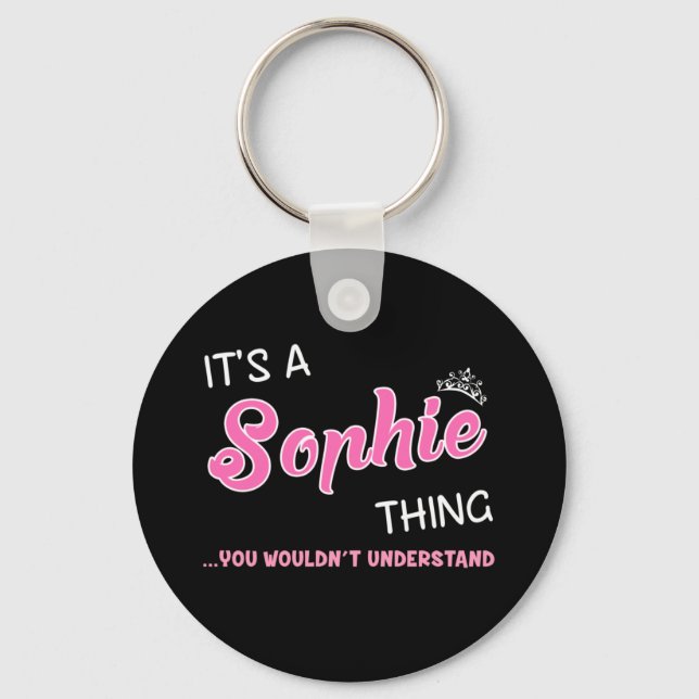 Llavero Es algo de Sophie que no entenderías (Anverso)