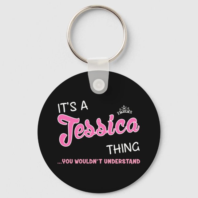 Llavero Es algo Jessica que no entenderías (Anverso)