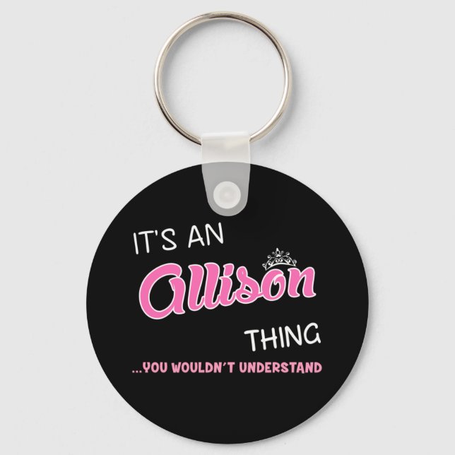 Llavero Es algo que Allison no entendería (Anverso)