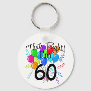 Llavero Es cierto que tengo 60 años. Cumpleaños