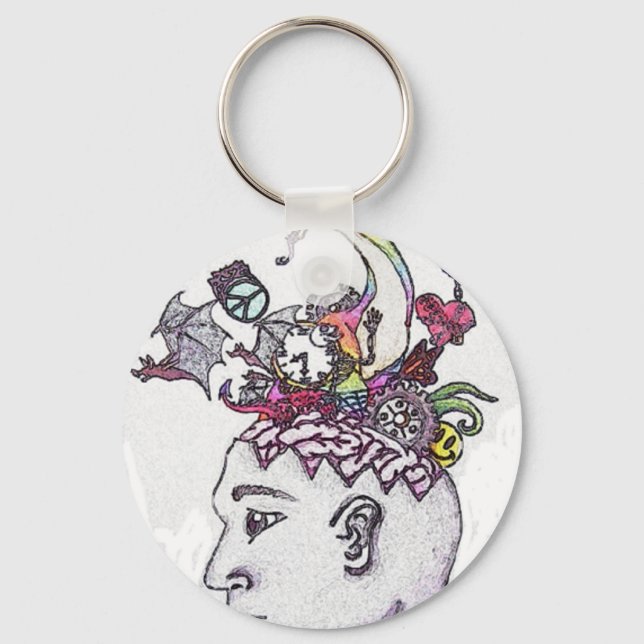 Llavero Es como pensamos (Anverso)