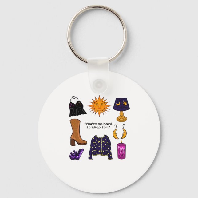 Llavero Es Difícil Comprar Classi Estético Whimsigoth (Anverso)