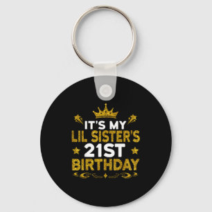 Llavero Es el 21 cumpleaños de mi hermanita Feliz 21 años