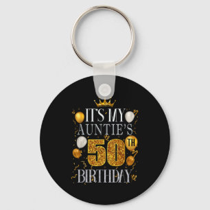 Llavero Es el 50 cumpleaños de mi tía Feliz cumpleaños 50