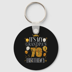 Llavero Es el 70 cumpleaños de mi abuelo Feliz cumpleaños 