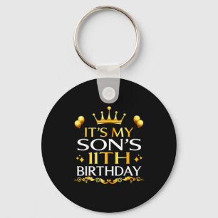 Llavero Es el cumpleaños número 11 de mi hijo Feliz cumple