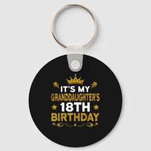 Llavero Es el cumpleaños número 18 de mi nieta Feliz 18 añ