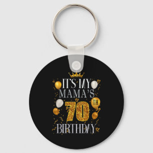 Llavero Es el cumpleaños número 70 de mi mamá Feliz cumple