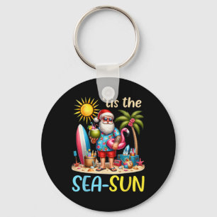 Llavero Es El Sol Del Mar Hawaiano Santa Claus Navidad En 