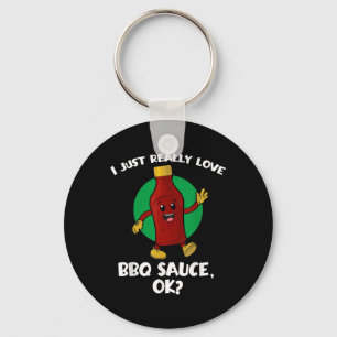 Llavero Es Gracioso Que De Verdad Me Encanta Bbq Sauce Ok