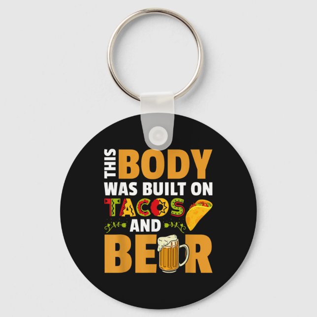 Llavero Es Gracioso Que Este Cuerpo Se Construyó Sobre Tac (Anverso)