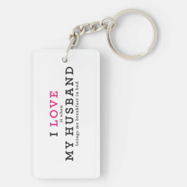 Llavero Es gracioso que me encanta cuando mi esposo Keycha