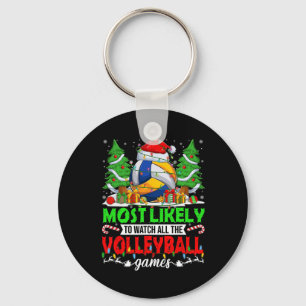 Llavero Es Gracioso Ver Todo El Juego De Voleibol.