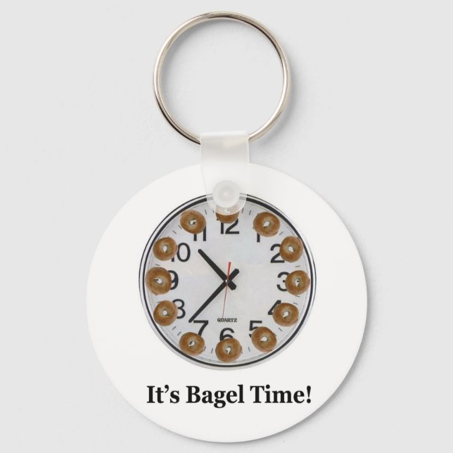 Llavero ¡Es hora de Bagel! (Anverso)