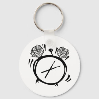 Llavero Es la cadena de teclas del botón básico de Crochet