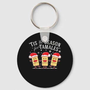 Llavero Es la temporada de tamales Navidad comida mexicana