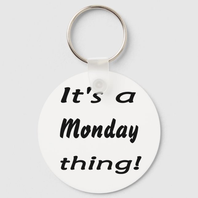 Llavero ¡Es lunes! (Anverso)