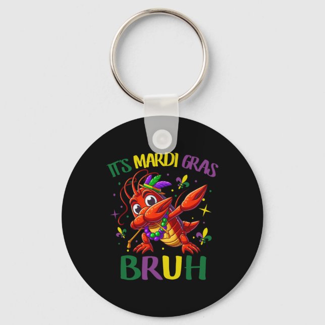 Llavero Es Mardi Gras Bruh (Anverso)