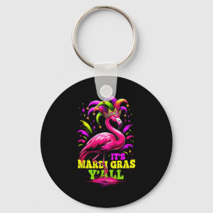 Llavero Es Mardi Gras Todos Flamenco Rosa Que Lleva Sombre