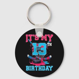Llavero Es Mi 13 Cumpleaños Hockey 13 Años Helado