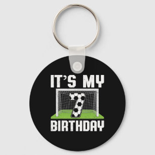 Llavero Es Mi 7º Cumpleaños Deportes Aficionado al Fútbol