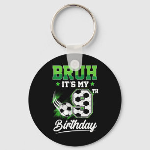 Llavero Es Mi 9 Cumpleaños Chico Fanático De Deportes De 9
