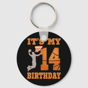 Llavero Es mi cuarto cumpleaños, Bysketbyll Dunk Boy 14 añ