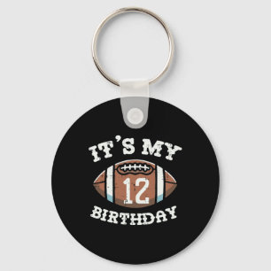 Llavero Es mi cumpleaños 12 Fútbol Americano 12 años