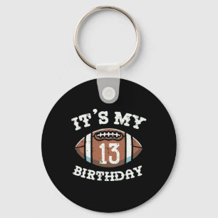Llavero Es mi cumpleaños 13 Fútbol Americano 13 años