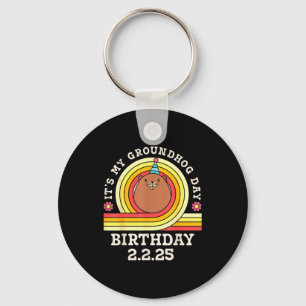 Llavero Es Mi Cumpleaños Día De La Marmota Sombrero De Fie