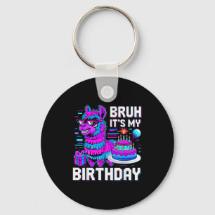 Llavero Es Mi Cumpleaños Llama Nata Chico Chica Familia Pa