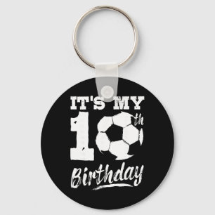 Llavero Es mi cumpleaños número 10 Jugador de fútbol Fiest