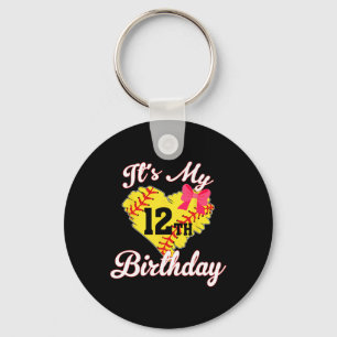 Llavero Es mi cumpleaños número 12, niña suave de 12 años
