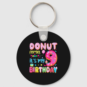 Llavero Es Mi Cumpleaños Número 9 No Te Olvides Cumpleaños