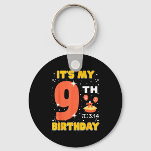 Llavero Es mi cumpleaños número 9 Pi Day Matemáticas 9 año