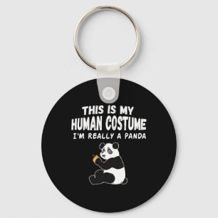 Llavero Es mi disfraz humano. Soy realmente un panda.