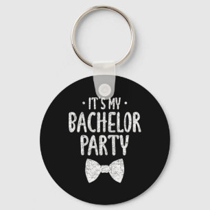 Llavero Es mi fiesta de soltero, novio de boda, divertido